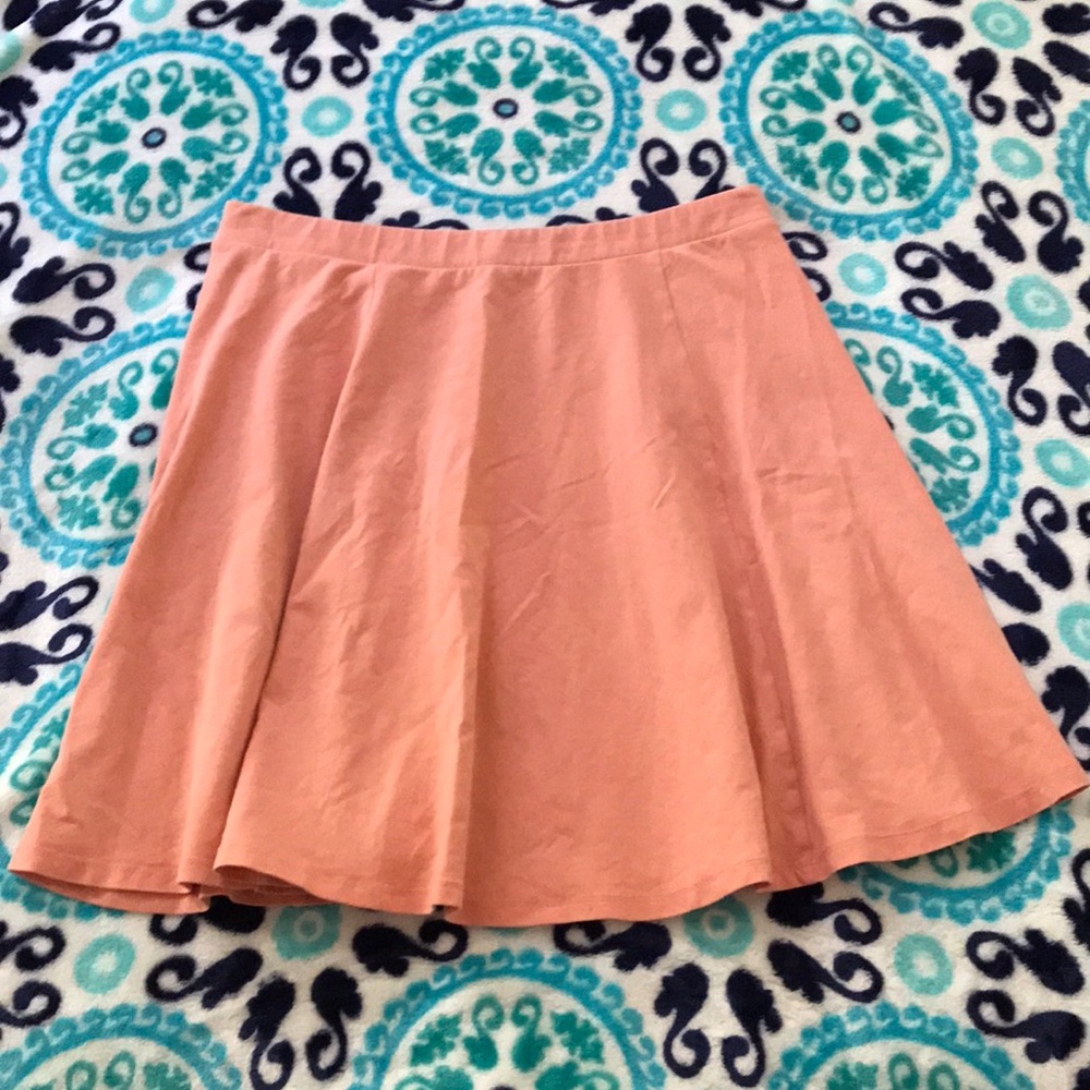 Forever 21 Peach A-line Miniskirt
